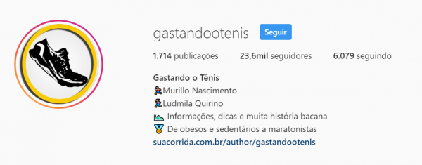 Instagram Gastando tênis
