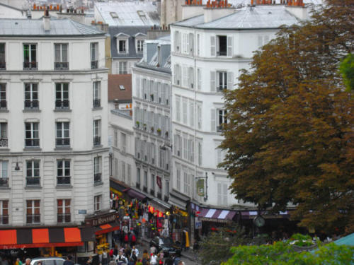 Montmartre depus la sacre coeur