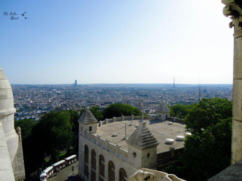 Vista da Sacre coeur em Montmartre