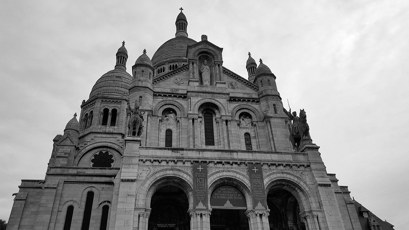 Sacre coeur em Montmartre